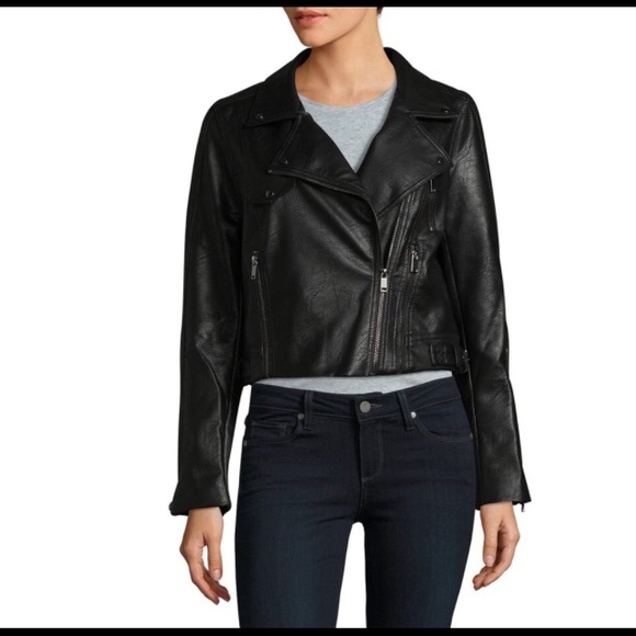 Highline Collective Jackets & Blazers - Highline Collective Moto Faux Leather Jacket